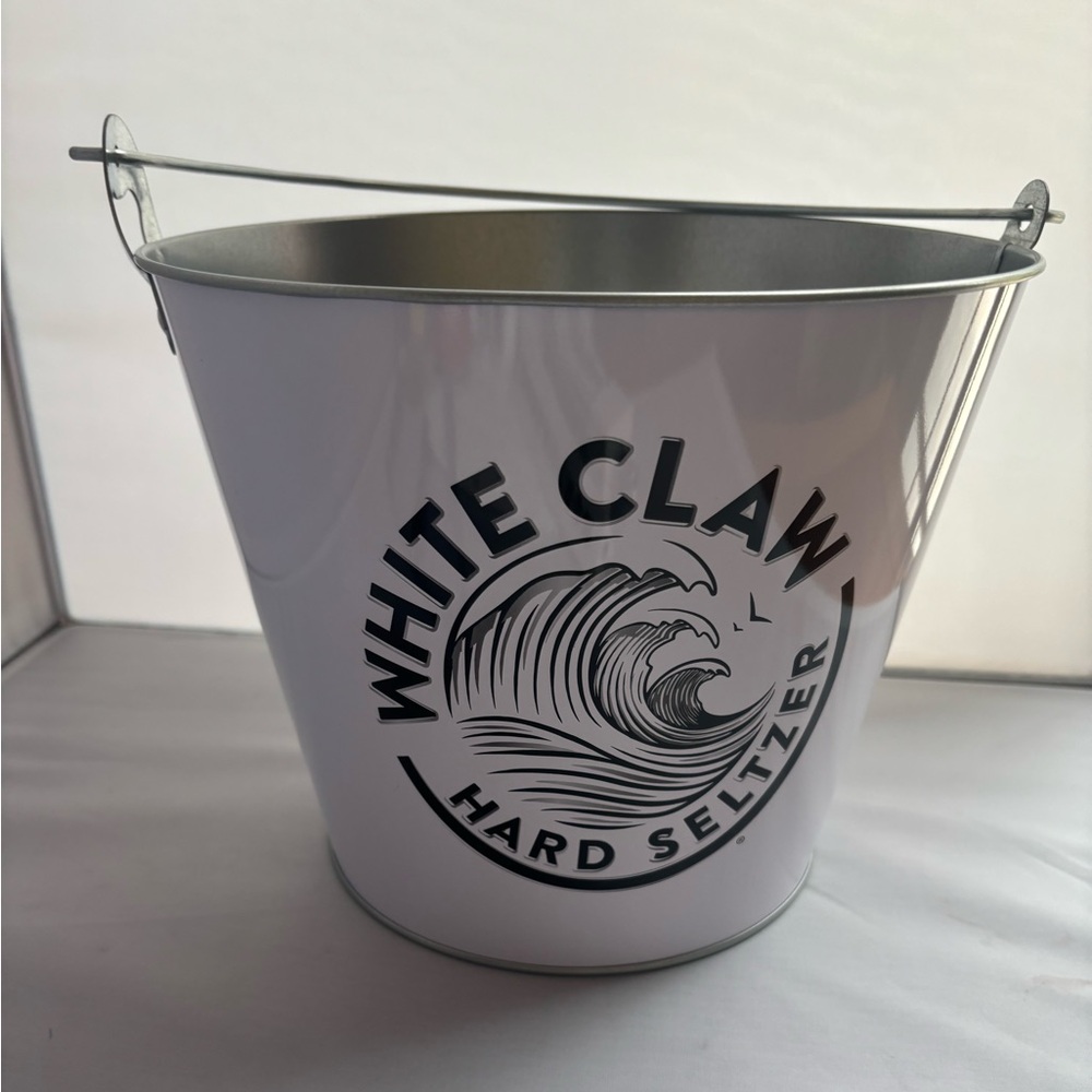 White Claw Metal Bucket